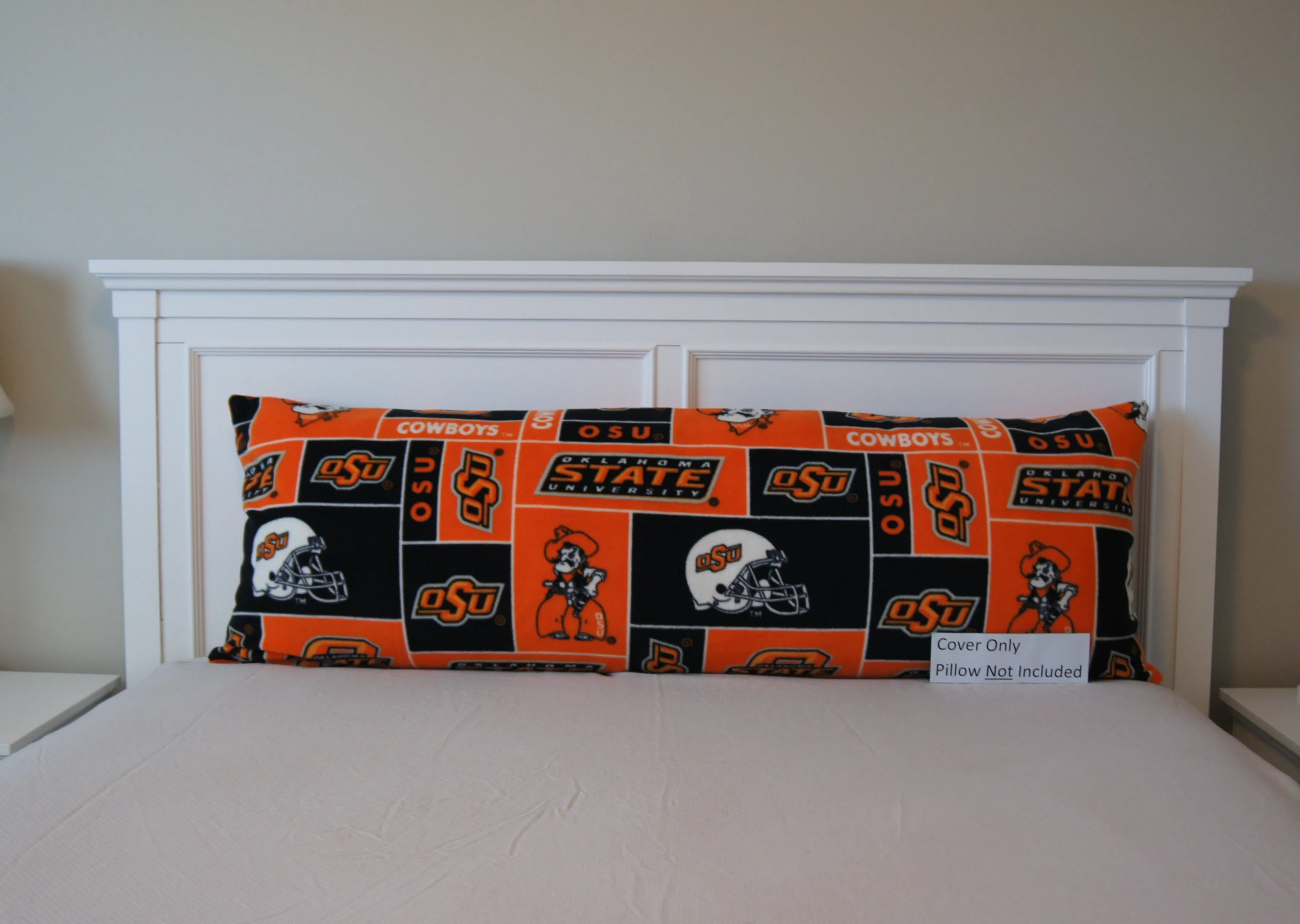 Pillows - Body Pillow Cover - College - NCAA - Oklahoma State University-OSU - Cowboys