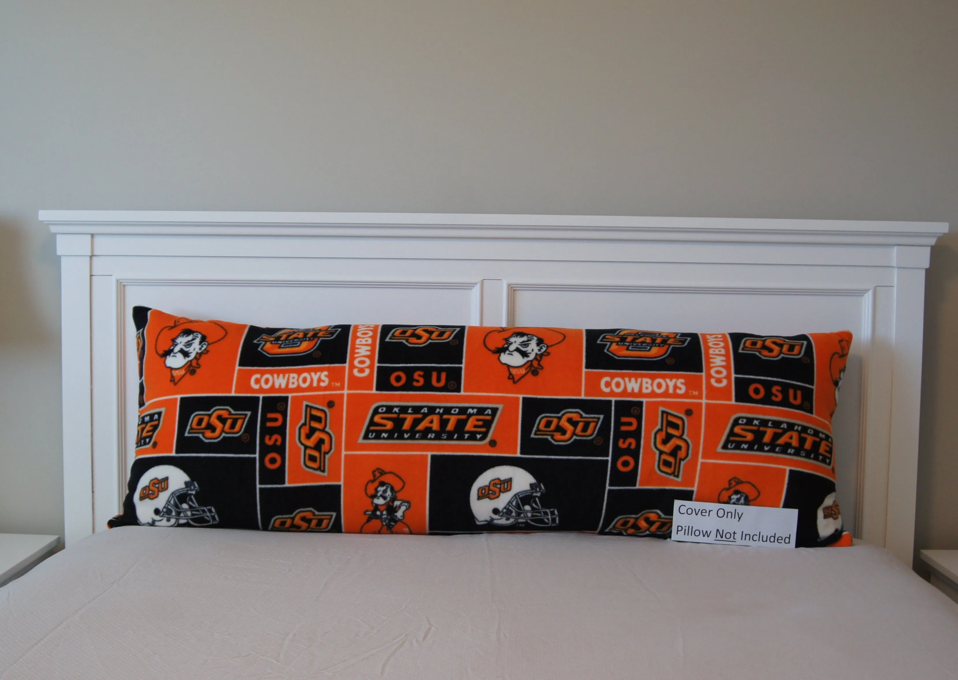 Pillows - Body Pillow Cover - College - NCAA - Oklahoma State University-OSU - Cowboys