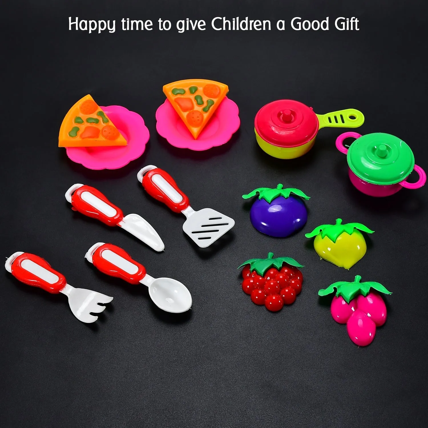 Plastic Kitchen Set Tea Party Kitchen Set Toy for Girls Boys