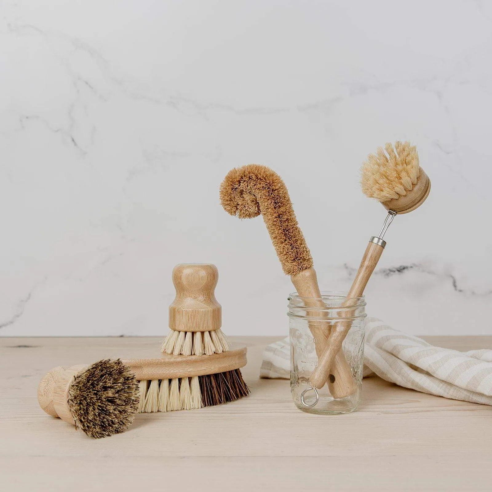 Pot Scrubber - Eco Friendly Scrub Brush, Bamboo, Plastic Free, Compostable