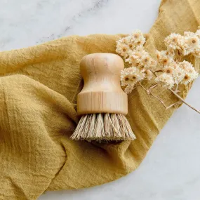 Pot Scrubber - Eco Friendly Scrub Brush, Bamboo, Plastic Free, Compostable