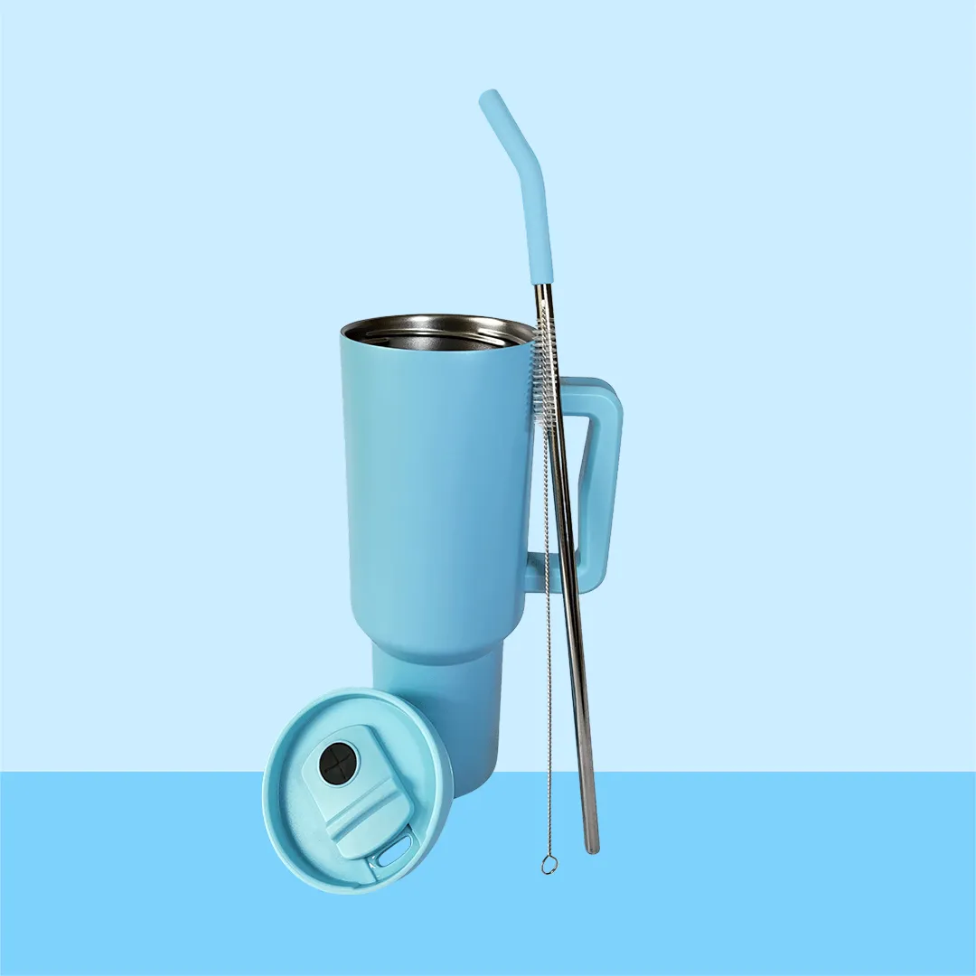 Premium Giant Travel Mug - Baby Blue