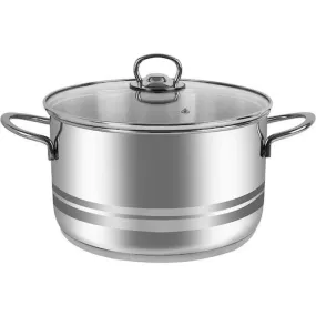 Prestige Covered Stockpot Stainless Steel 26 cm