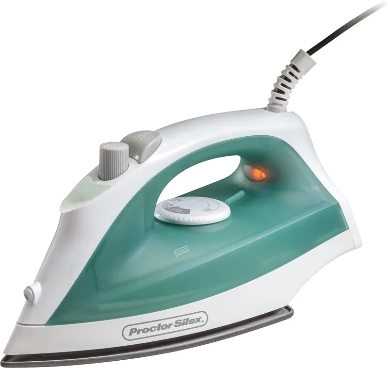 Proctor Silex 17291 Steam Iron, 1200 W, White :EA: QUANTITY: 1