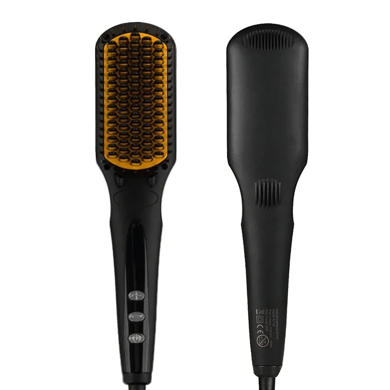 Professional Hair Straightener Brush Electric