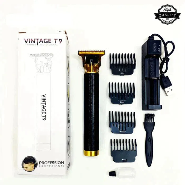 Professional Vintage T9 Trimmer and Hair Clipper Cutting Machine