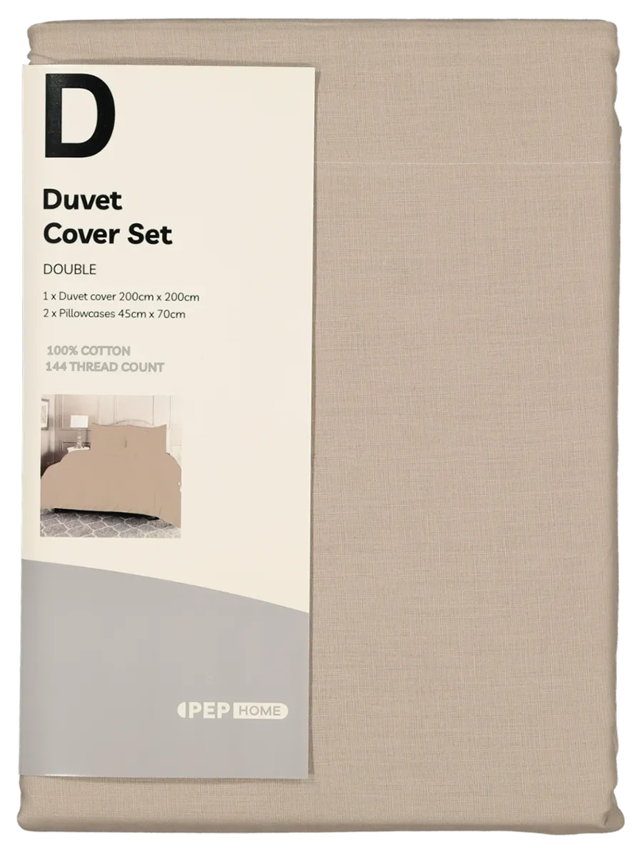 Qb Natural Cotton Duvet Cover