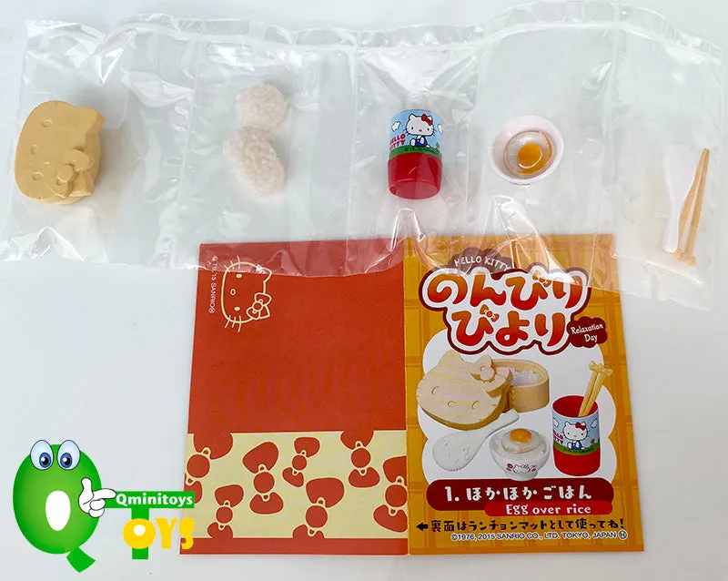 Rare 2015 Re-Ment Hello Kitty Relaxation Day Full Set of 8 pcs