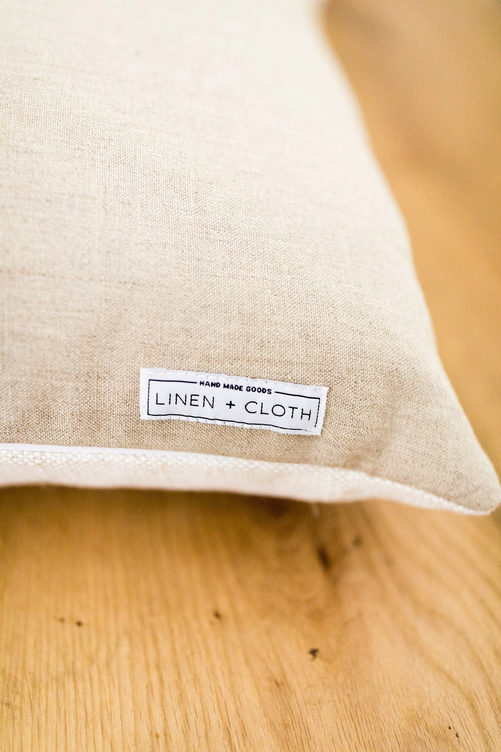 READY TO SHIP Designer Clay McLaurin Band Pillow Cover in Mineral