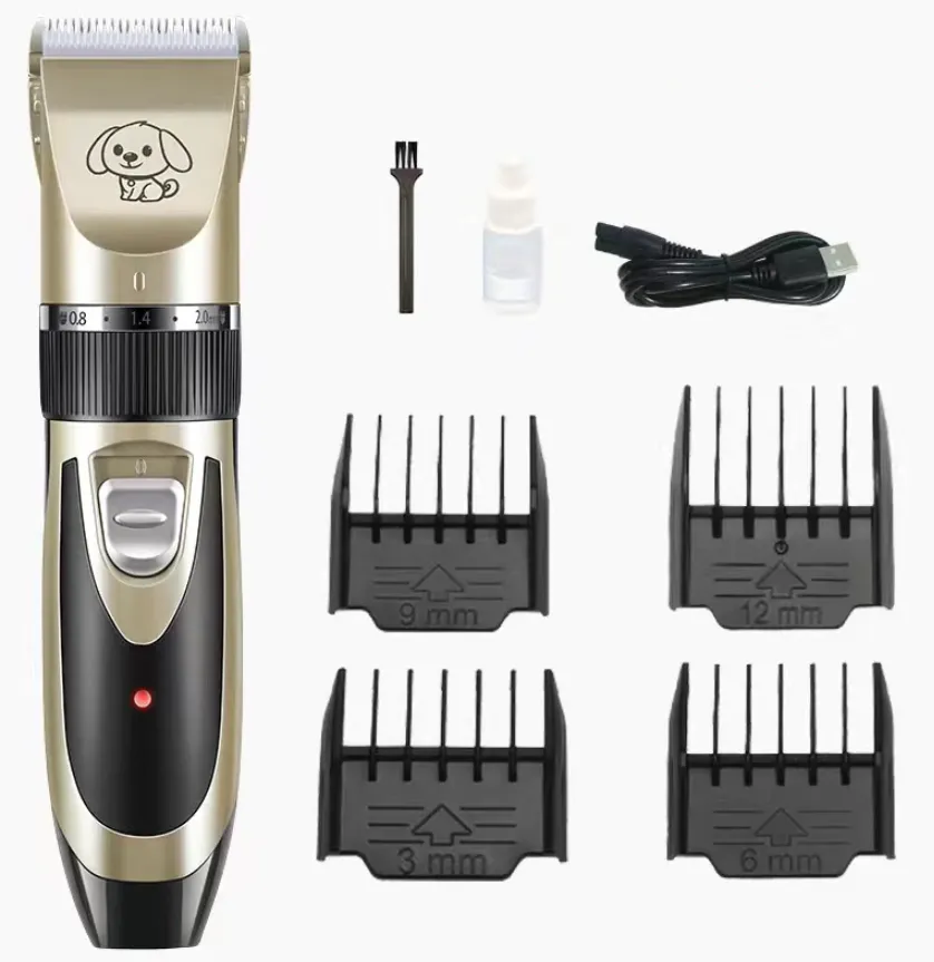 Rechargeable Clipper and Nail Grinder Sets for Dogs and Cats