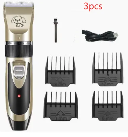 Rechargeable Clipper and Nail Grinder Sets for Dogs and Cats