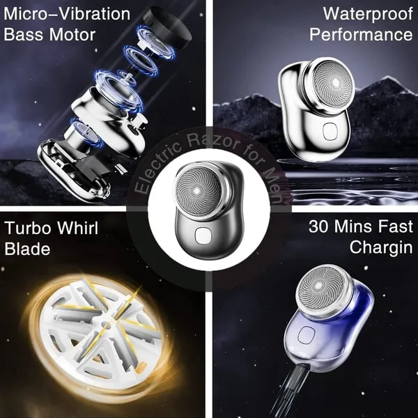 Rechargeable Mini Portable Electric Shaver