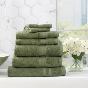 Renee Taylor Stella 7 Piece Jade Towel Pack