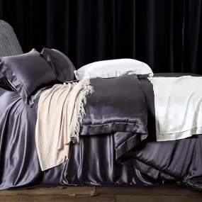 Satin 100% Pure Mulberry Silk Bedding Sets Duvet Cover