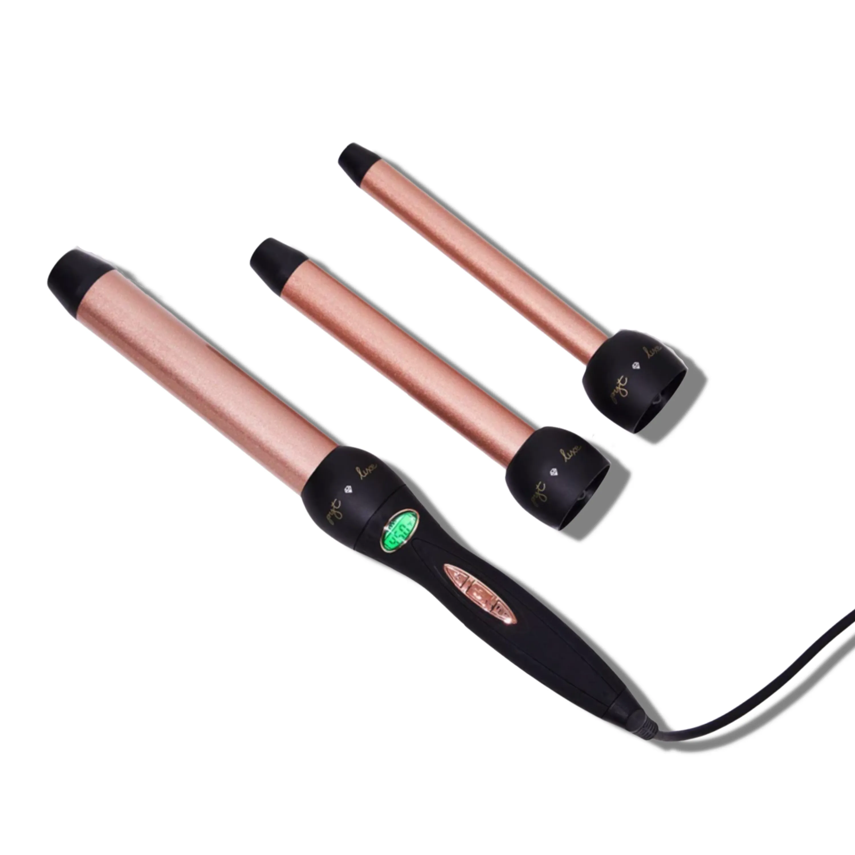 Set 3P wave - Interchangeable digital hair curler 