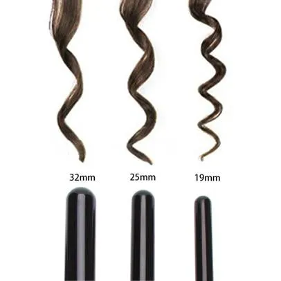 Set 3P wave - Interchangeable digital hair curler 