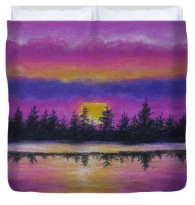 Setting Sea Sun - Duvet Cover