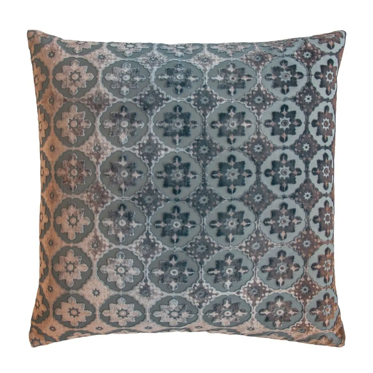 Small Moroccan Gunmetal Velvet Pillows by Kevin O'Brien Studio