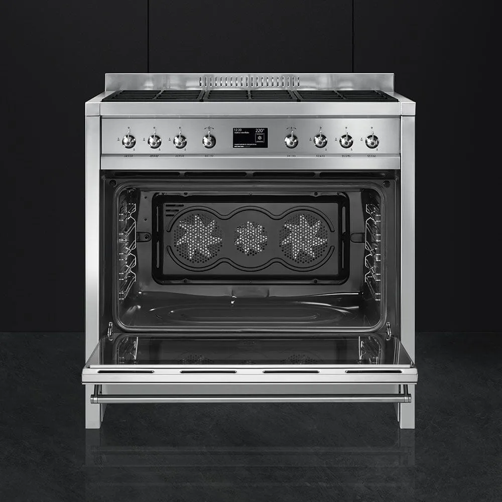 Smeg A1-9 Cooker with Gas Hob 90x60 cm Classica Aesthetic