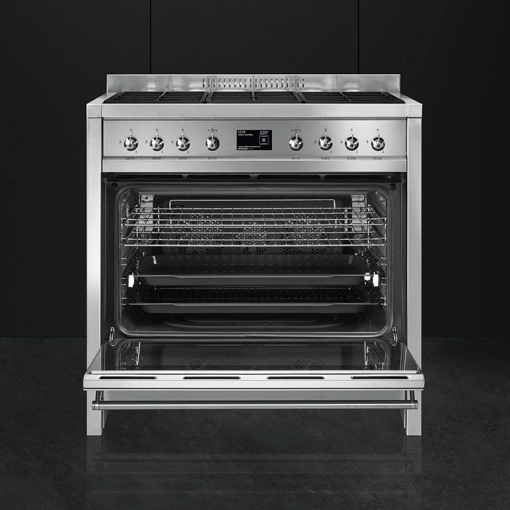 Smeg A1-9 Cooker with Gas Hob 90x60 cm Classica Aesthetic