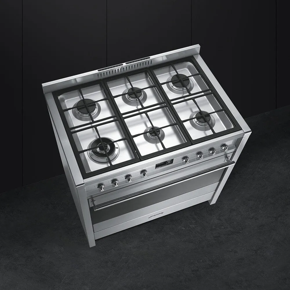 Smeg A1-9 Cooker with Gas Hob 90x60 cm Classica Aesthetic