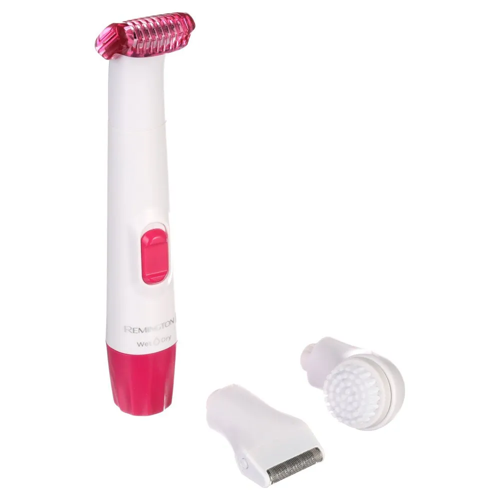 Smooth & Silky Body & Bikini Kit, Personal Trimmer, White/Pink