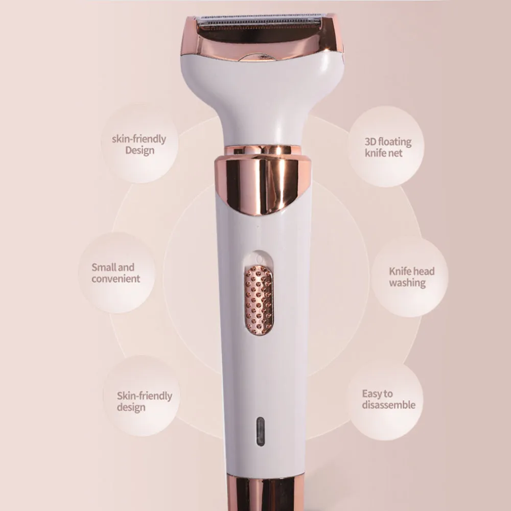 SmoothGlam 4-in-1 Rechargeable Shaver