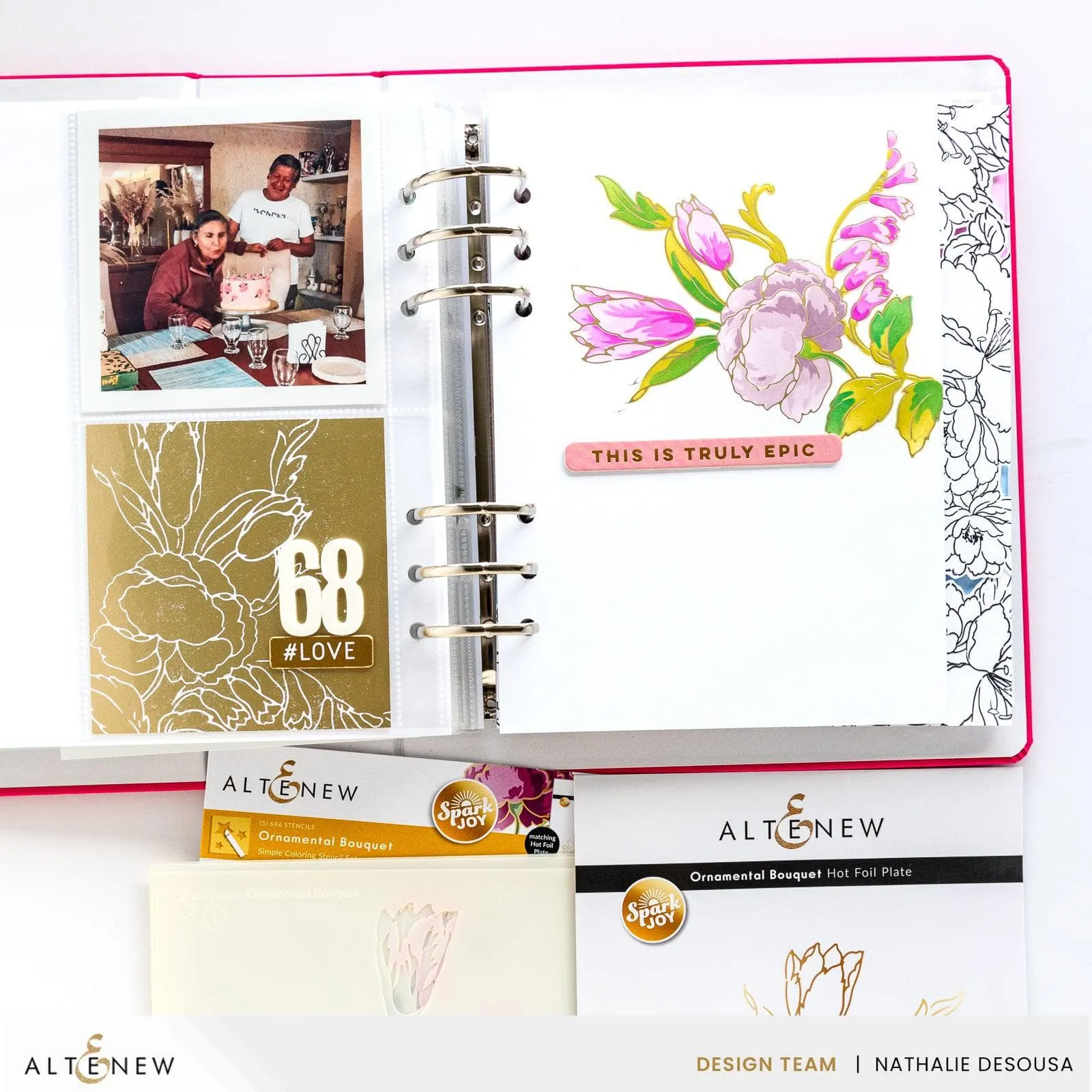 Spark Joy: Ornamental Bouquet & Add-on Die Bundle