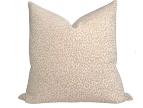 Spotted Pillow Cover in Blush Pink