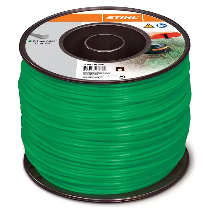 Stihl | Commercial Square Trimmer Line | .105 diameter / 1174' length Spool (0000 930 2627)