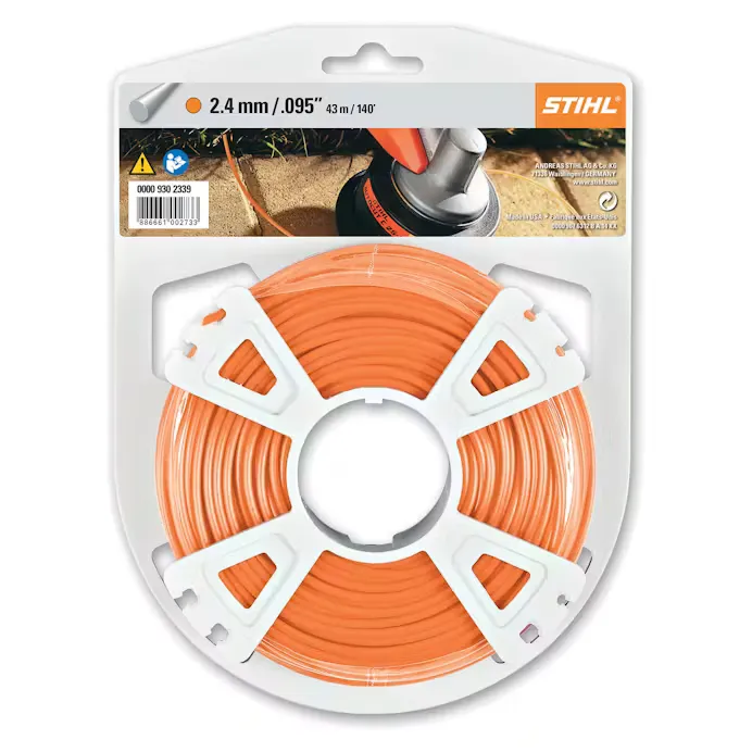 Stihl | Premium Round Line | .118 diameter / 180' length Clamshell (0000 930 2344)