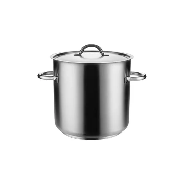 Stockpot - 18/10, with Cover, 350x350mm /33.6Lt  |PUJADAS Top Line