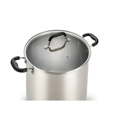 T-fal Stainless Steel, 12qt Stockpot, Silver