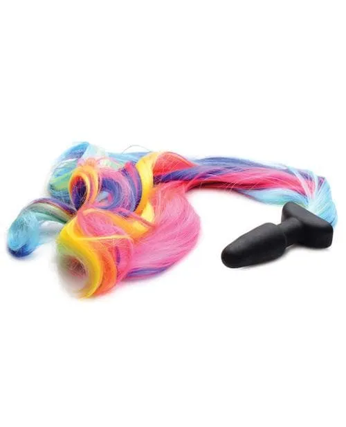 Tailz Rainbow Pony Tail Anal Plug