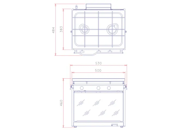 Techimpex XL3 Cooker with Oven