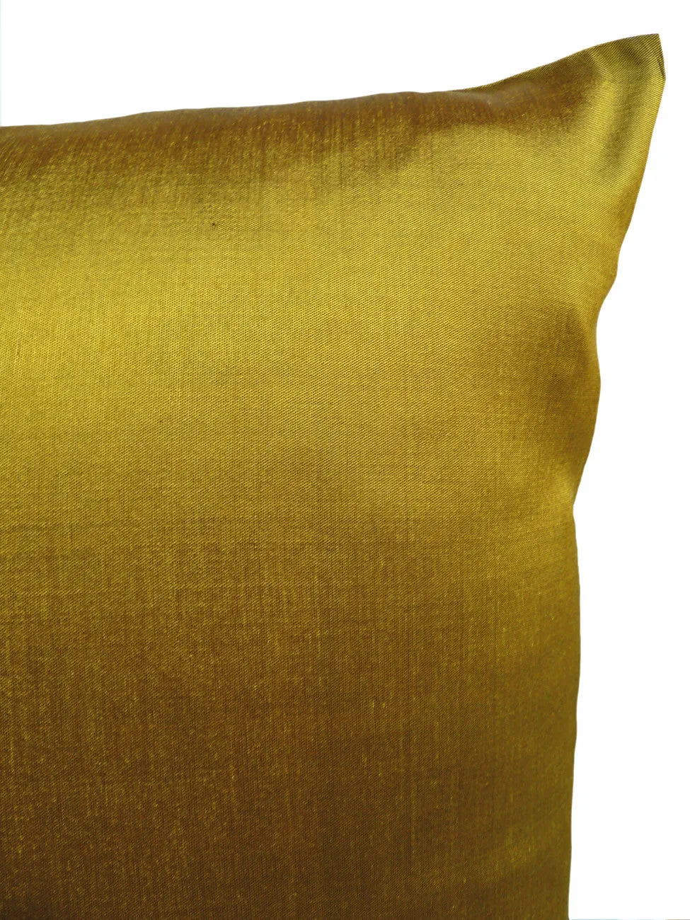 Thai Silk Solid Pillow Bronze