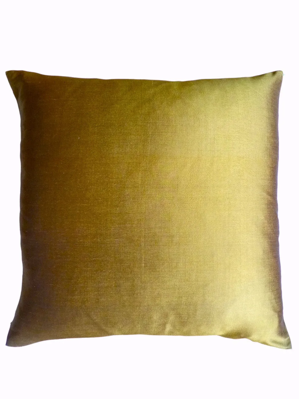 Thai Silk Solid Pillow Bronze