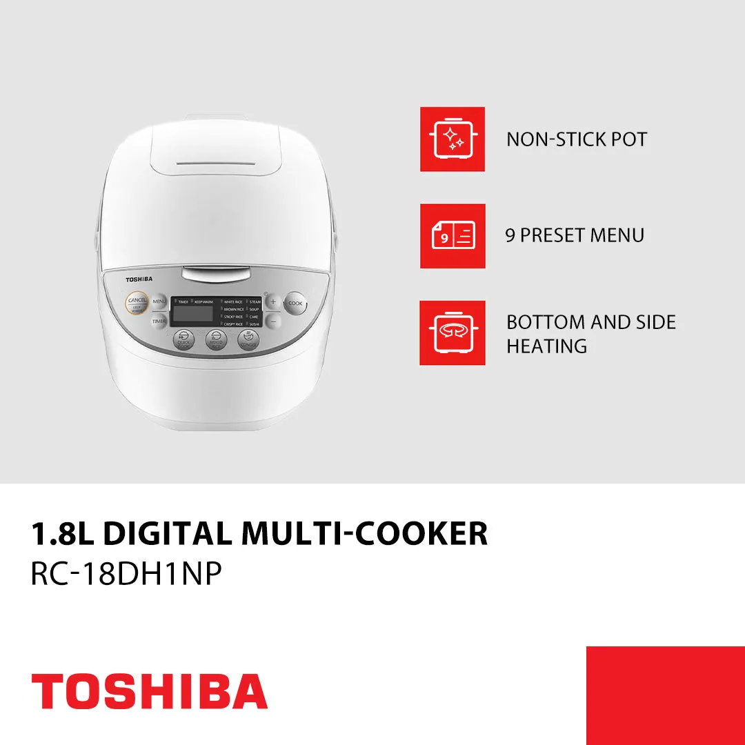 Toshiba 1.8L Digital Multi Cooker