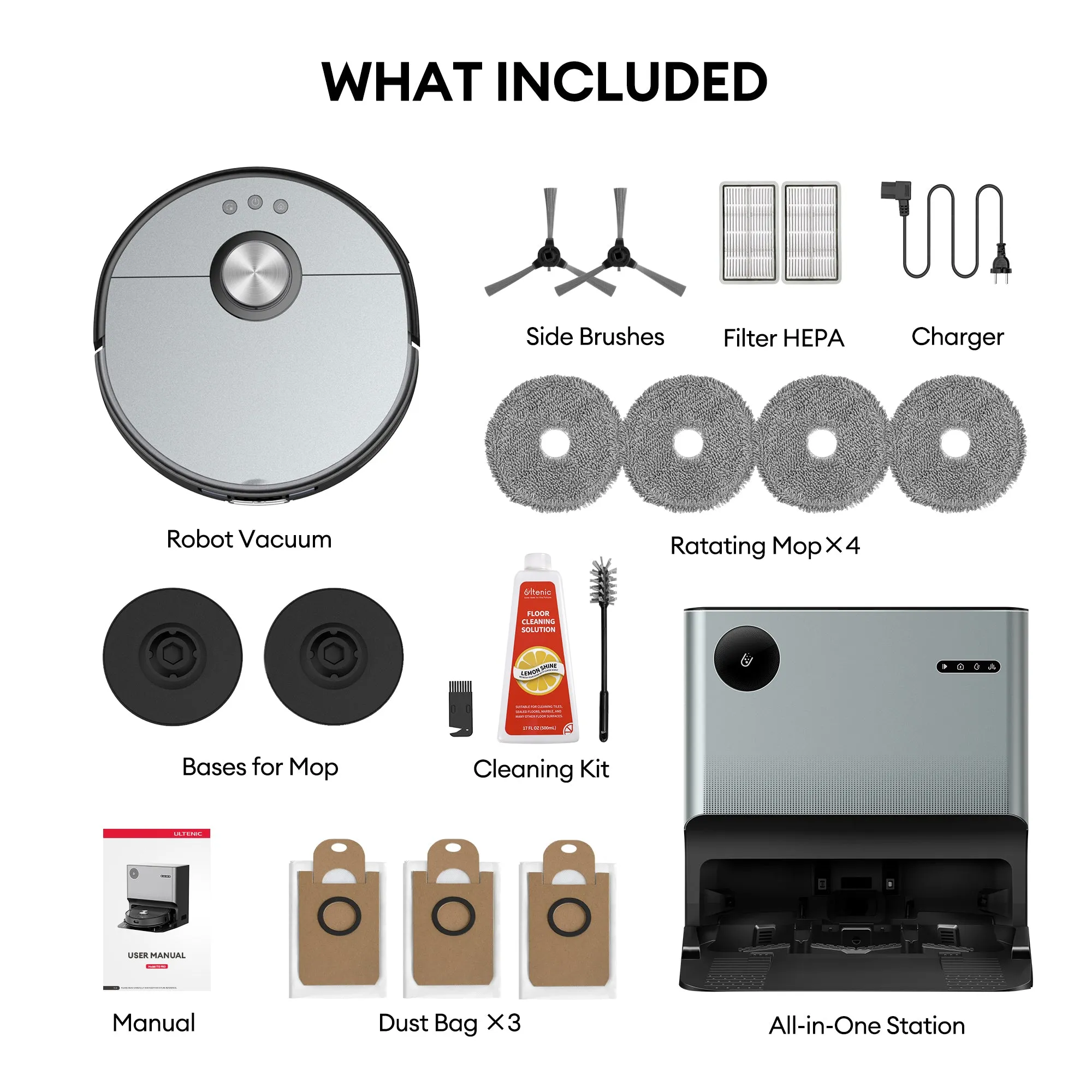 Ultenic MC1 Robot Vacuum and Mop