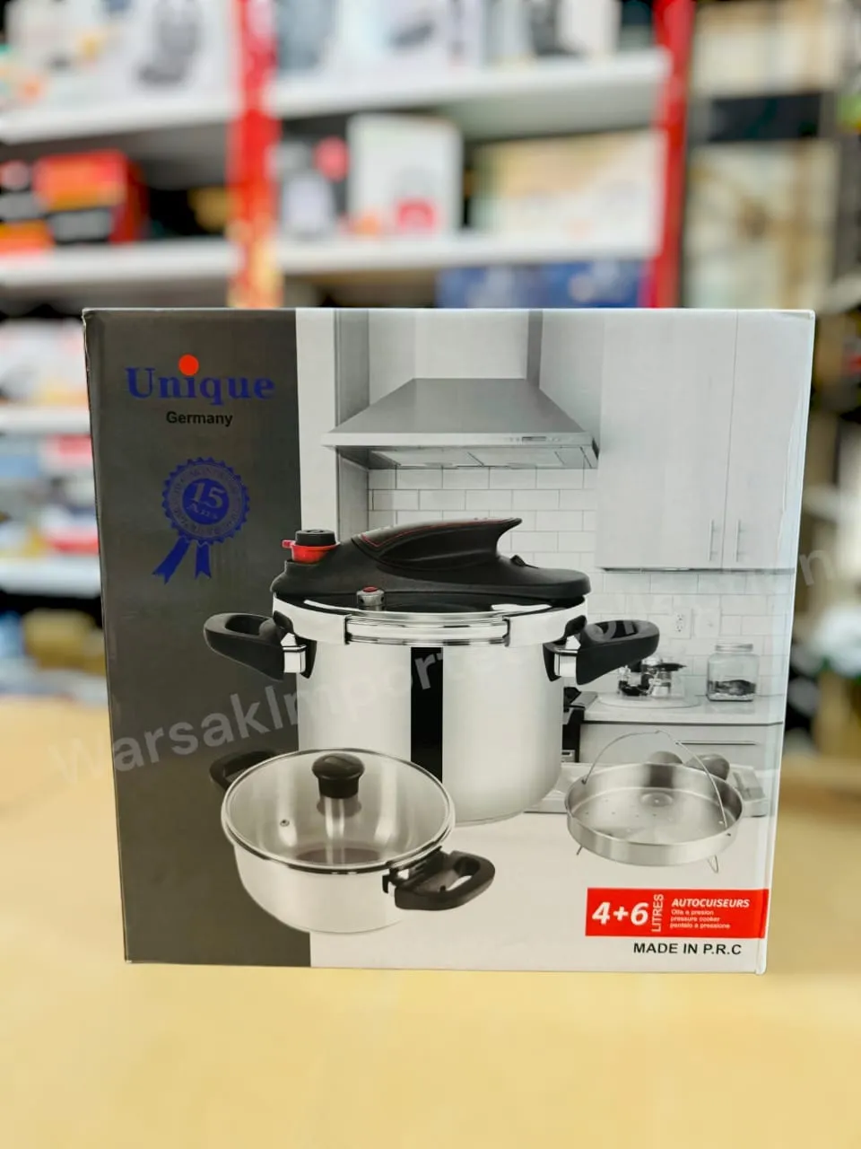 UNIQUE GERMANY 3 in 1 AUTOMATIC PRESSURE COOKER