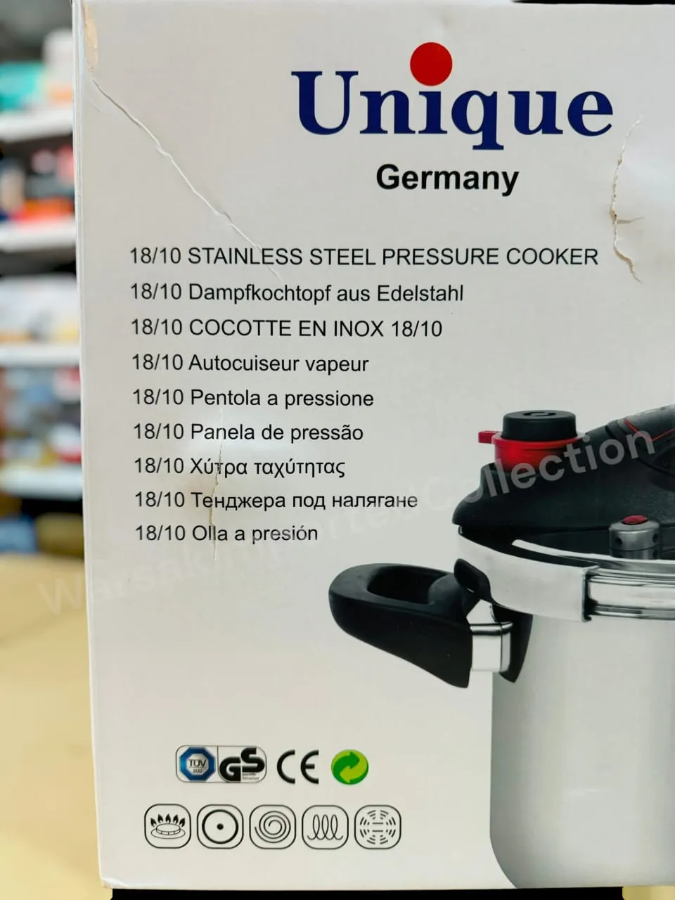 UNIQUE GERMANY 3 in 1 AUTOMATIC PRESSURE COOKER