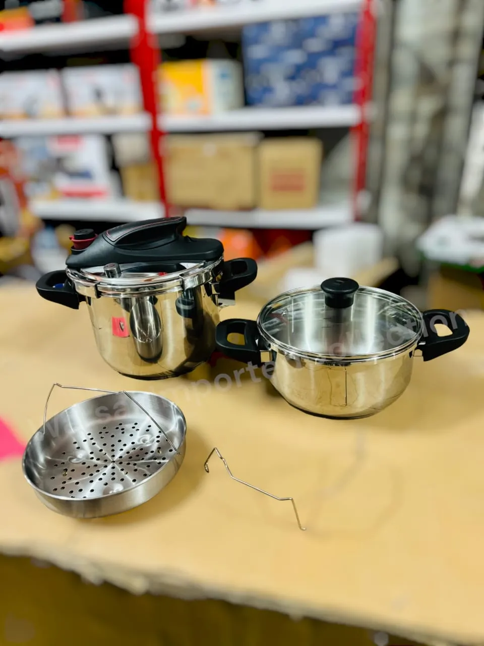 UNIQUE GERMANY 3 in 1 AUTOMATIC PRESSURE COOKER