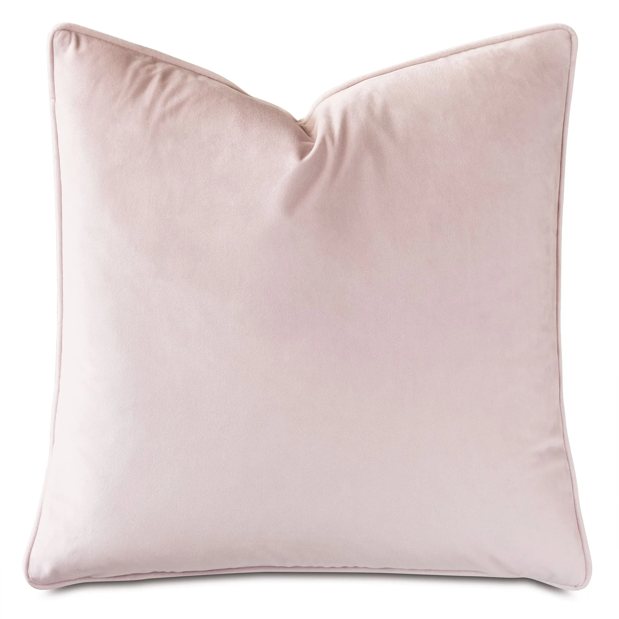 Vesper Velvet Throw Pillow Cover 20x20 in Pink