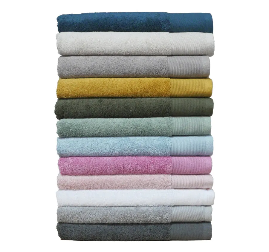 Vida Organic 630GSM Cotton Bath Towel Range Pink