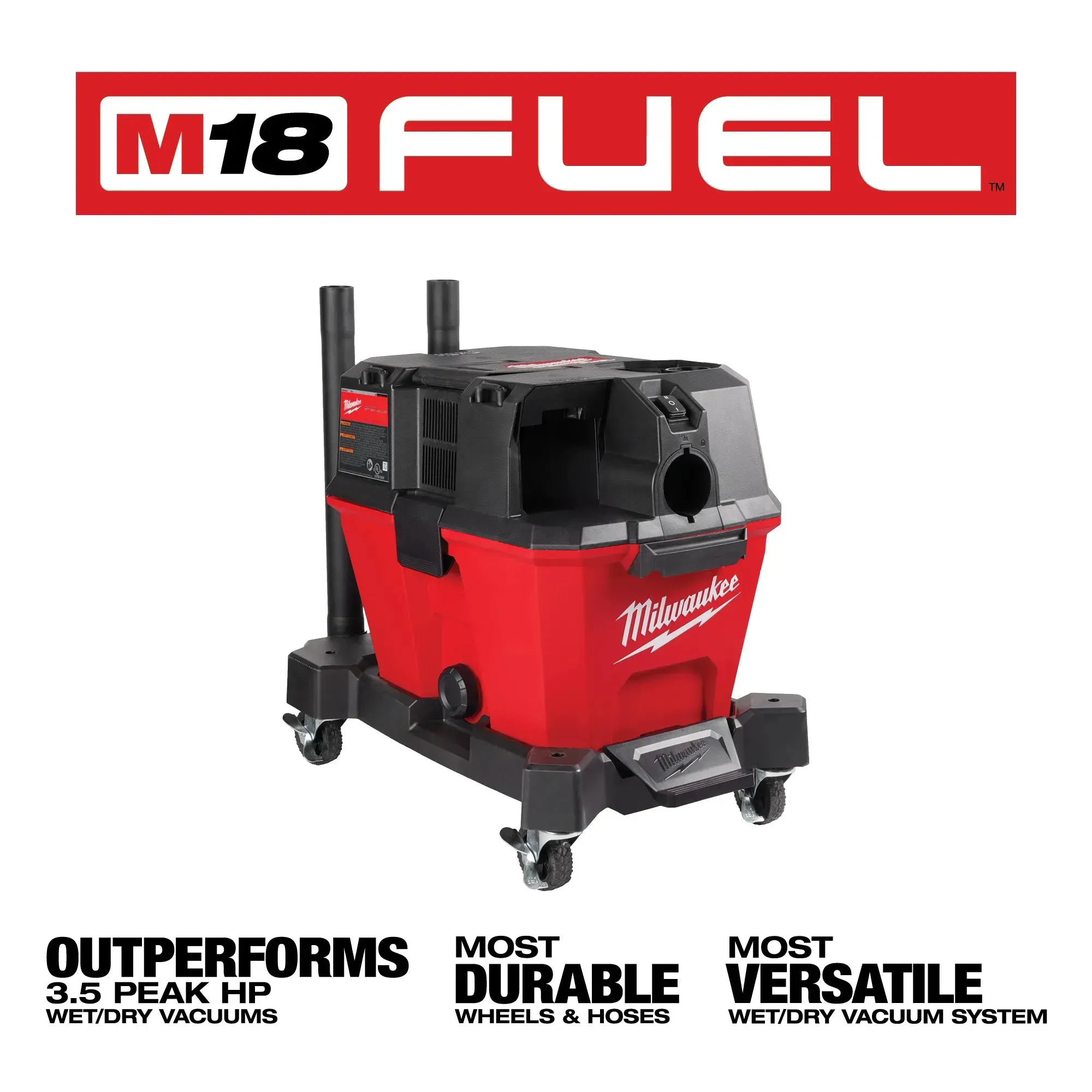 Wet/Dry Vacuum - Milwaukee M18 FUEL™ 6 Gallon Wet/Dry Vacuum, 0910-20