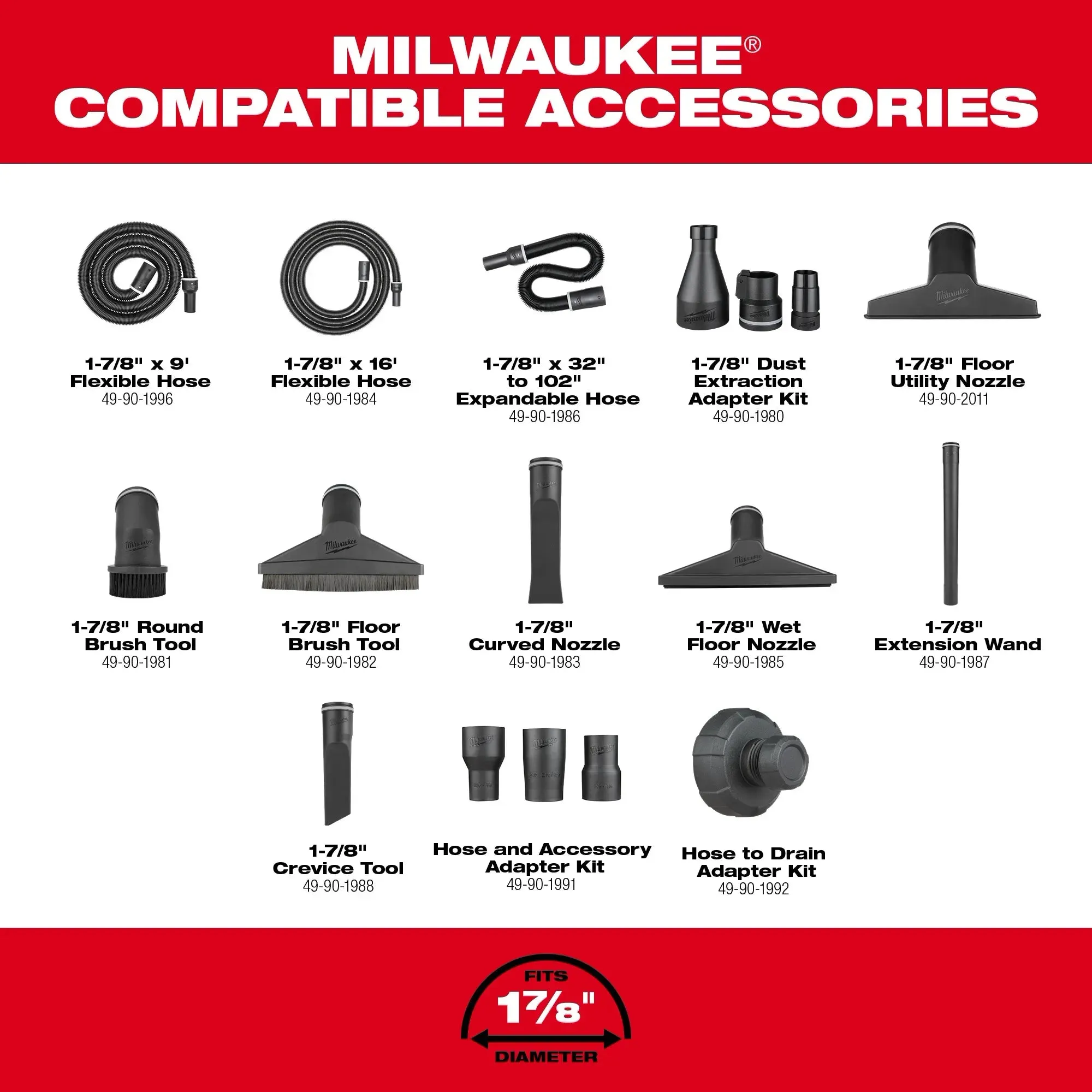 Wet/Dry Vacuum - Milwaukee M18 FUEL™ 6 Gallon Wet/Dry Vacuum, 0910-20