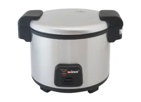 Winco RC-S301 Advanced Electric 60 Cup Rice Cooker/Warmer with Hinged Cover