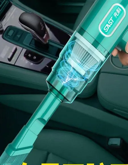 Wireless Car Vacuum: Portable, Rechargeable, High Suction, All-in-One Blower