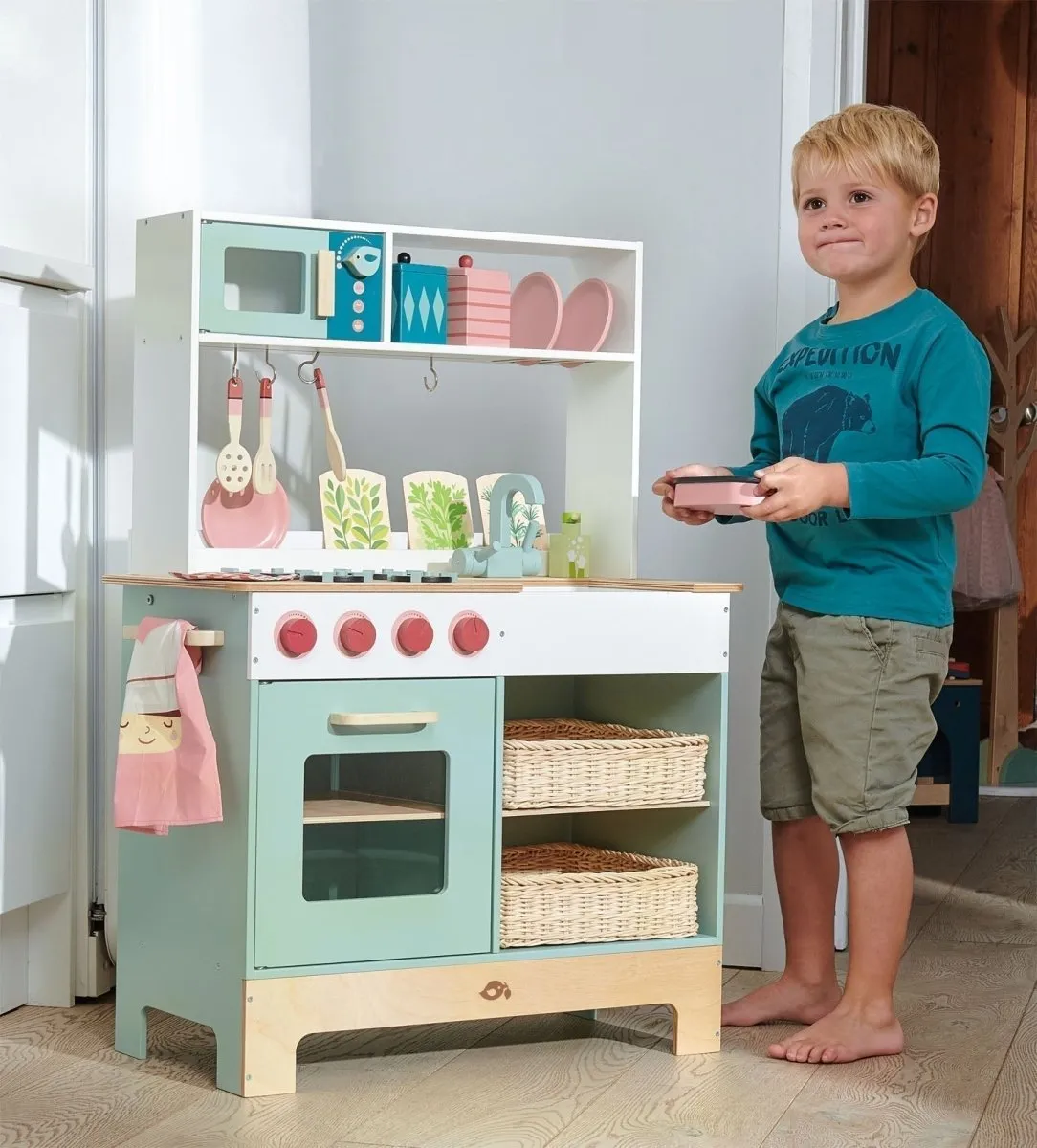 Wooden Pretend Kitchen Range