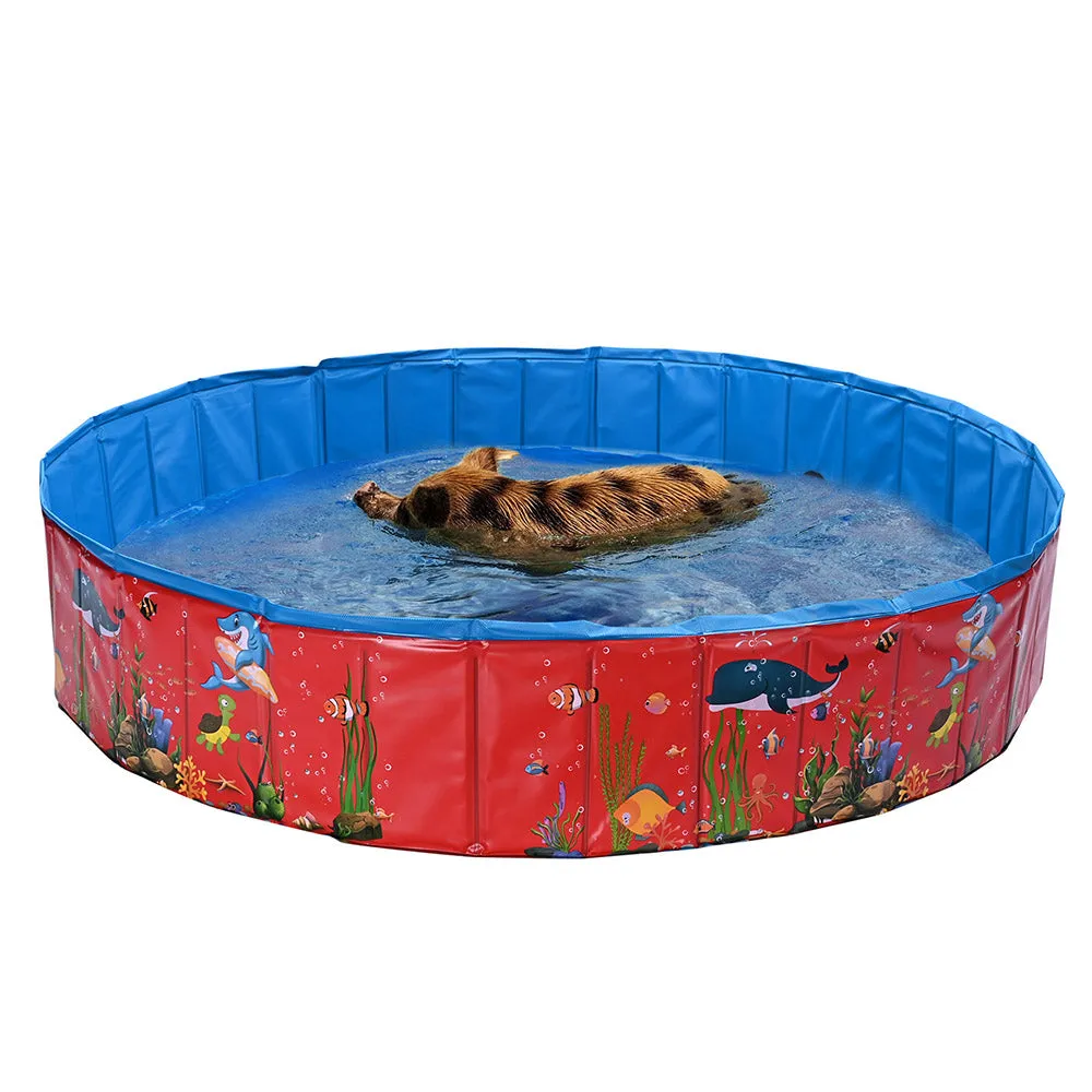 Yescom Foldable Pool for Kids Dog Pet Bath Small to Large